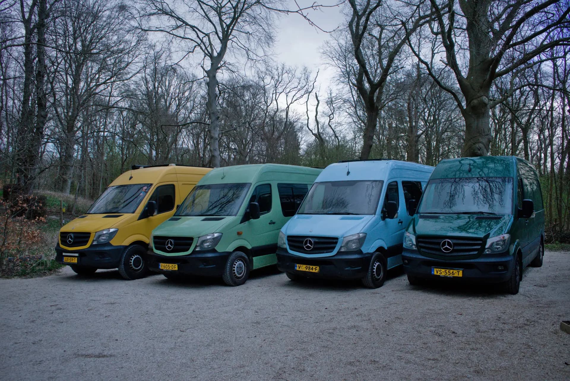 Campfire Vans campervan in de natuur